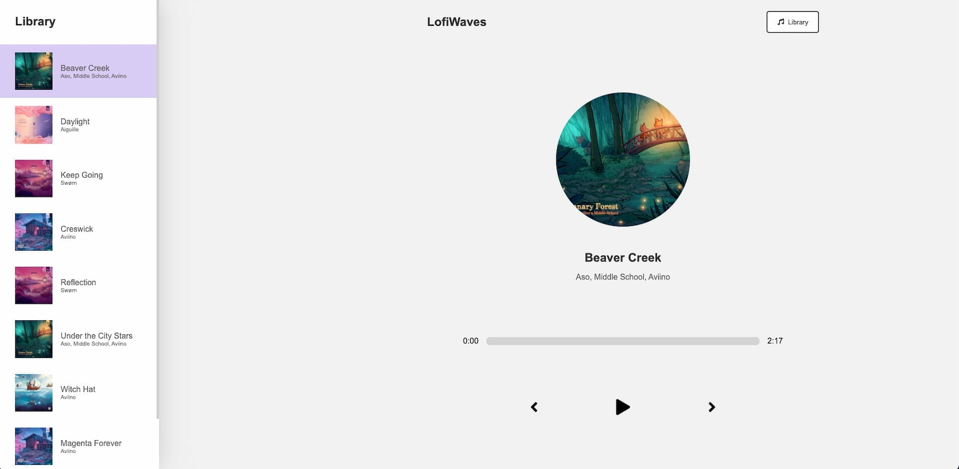 Music Player desktop screenshot 2